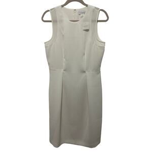white christmas dresses Women's White Eyelet Midi Dress